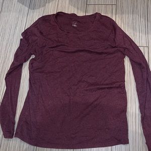 Plus size long sleeve shirt